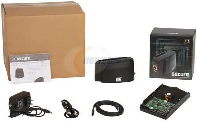 Alt view image 7 of 7 - Xigmatek 1TB USB 2.0 / eSATA 3.5" External Hard Drive HDU-USD0110 Black