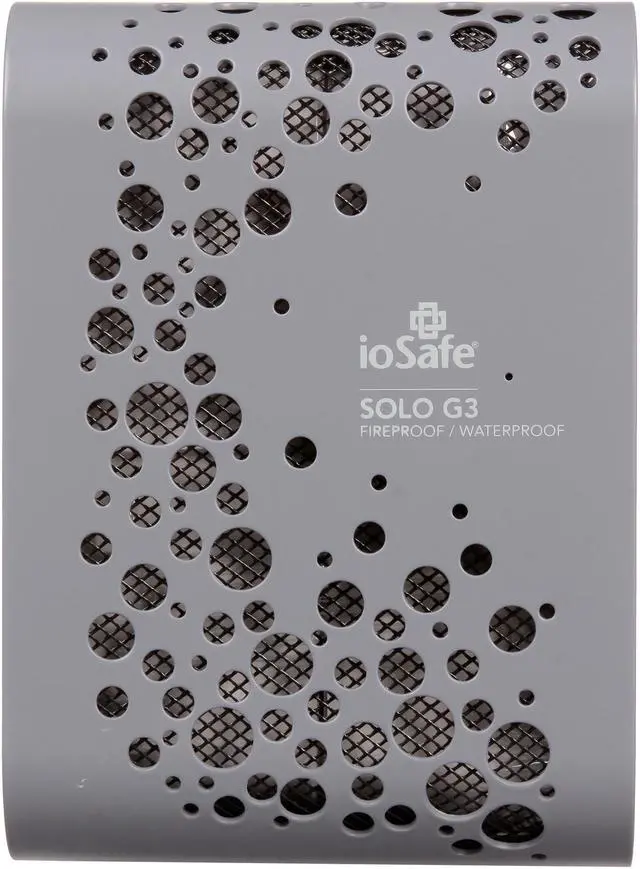 Alt view image 3 of 7 - ioSafe SOLO G3 2TB USB 3.0 3.5" External Hard Drive with Fireproof / Waterproof, 1 year DATA Recovery SVC SK2TB