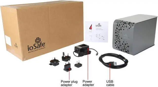 Alt view image 6 of 6 - ioSafe SOLO G3 4TB USB 3.0 3.5" External Hard Drive SK4TB Black