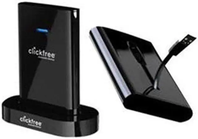 Main image of Clickfree  500GB  USB 2.0  Black  C2 Network Portable Backup Drive 527NCR-1004-100