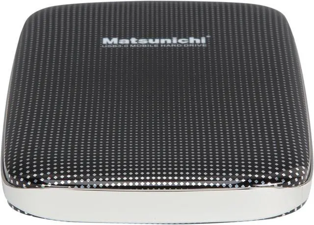 Alt view image 3 of 7 - Matsunichi 1TB Portable External Hard Drive USB 3.0 Model DM256-BK-1TB Black