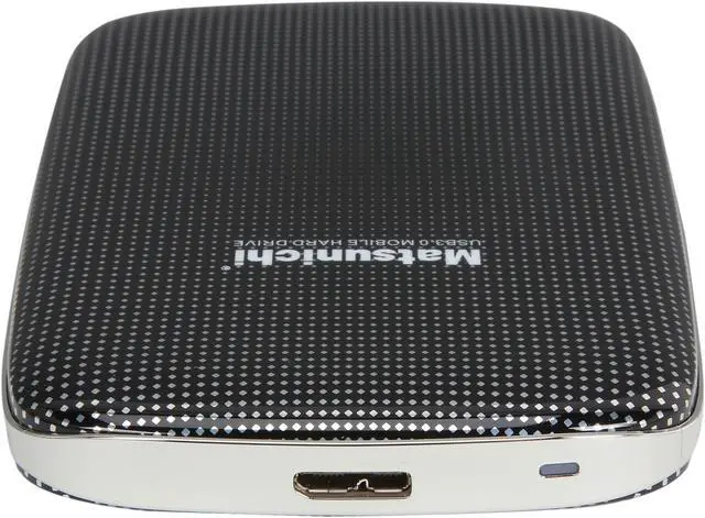 Alt view image 5 of 7 - Matsunichi 1TB Portable External Hard Drive USB 3.0 Model DM256-BK-1TB Black