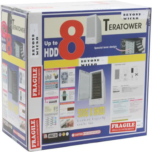 Alt view image 12 of 12 - Beyond Micro 6TB USB 2.0 3.5" External Hard Drive BMDZ8B6TU2