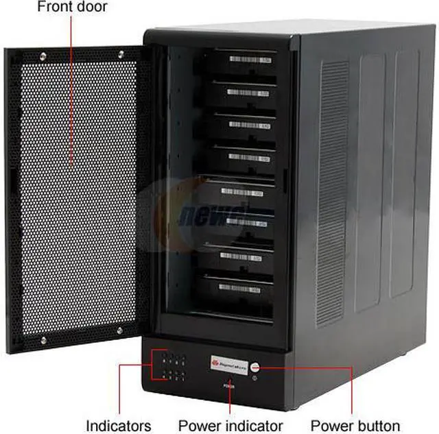 Alt view image 4 of 14 - Beyond Micro DriveZilla Pro AV 6TB Multi-lane SATA 3.5" External Hard Drive w/RAID Controller BMDZ8B6T2XMLC