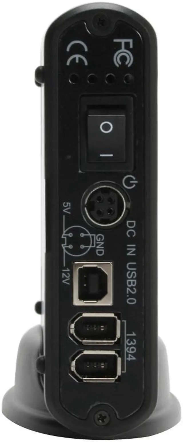 Alt view image 4 of 6 - EZQUEST Monsoon 500GB 7200 RPM 3.5" USB 2.0 / Firewire400 External Hard Drive Model B50465