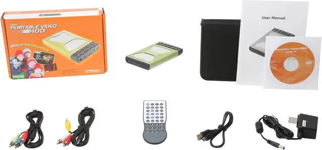 Alt view image 6 of 6 - Argosy 500GB USB 2.0 2.5" Pocket TV Media Player HV256T-00502