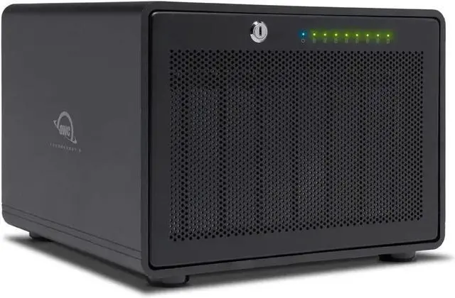 Main image of OWC 48TB Thunderbolt 3.5" Eight-Drive External Storage Solution with SoftRAID XT OWCTB38SRT048 Black