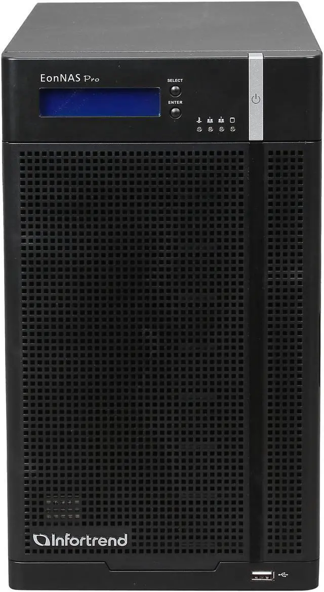 Alt view image 2 of 6 - Infortrend EonNAS Pro 850 8 Bay Diskless Tower ZFS NAS - ENP850MC-0030