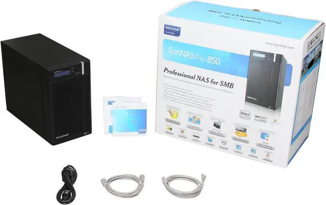 Alt view image 6 of 6 - Infortrend EonNAS Pro 850 8 Bay Diskless Tower ZFS NAS - ENP850MC-0030