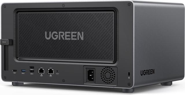 Alt view image 2 of 2 - UGREEN NASync DXP8800 Plus, 8-Bay Thunderbolt™ NAS with Intel®  10-Core™ i5 CPU (Up to 4.40 GHz), 8GB DDR5, 4x M.2 PCIe Slots, 2x 10GbE, 2 TBT4, SD Slot (Diskless)