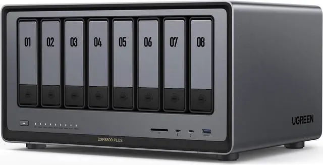 UGREEN NASync DXP8800 Plus, 8-Bay Thunderbolt™ NAS with