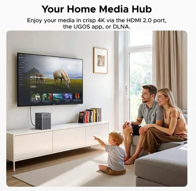 Alt view image 6 of 9 - UGREEN NASync DH4300 Plus Storage Hub with HDMI Cable