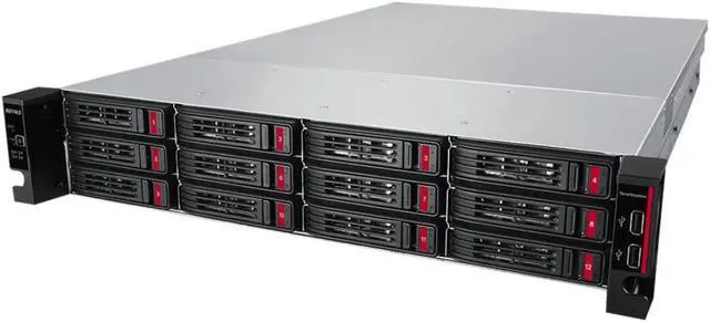 Alt view image 2 of 9 - BUFFALO TeraStation TS51220RH3204 4-Bay NAS 32TB (4x8TB) with Enterprise-Grade Hard Drives Included Rackmount Network Attached Storage