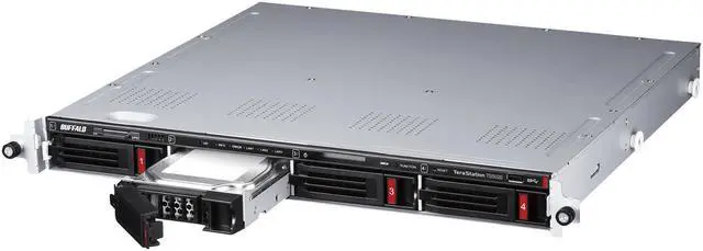 Alt view image 9 of 9 - BUFFALO TeraStation TS51220RH3204 4-Bay NAS 32TB (4x8TB) with Enterprise-Grade Hard Drives Included Rackmount Network Attached Storage