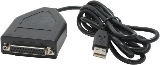 Alt view image 2 of 4 - SYBA Model SY-USB-P 5 ft. USB1.1 to Parallel ( Printer ) Port Adapter
