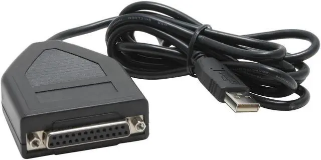 Alt view image 3 of 4 - SYBA Model SY-USB-P 5 ft. USB1.1 to Parallel ( Printer ) Port Adapter
