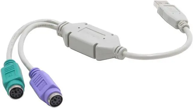 Alt view image 2 of 3 - Syba SY-USB-PS2 USB to PS/2 (Keyboard & Mouse) Adapter