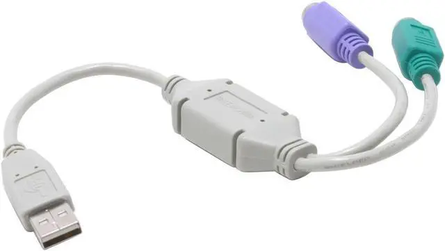Main image of Syba SY-USB-PS2 USB to PS/2 (Keyboard & Mouse) Adapter