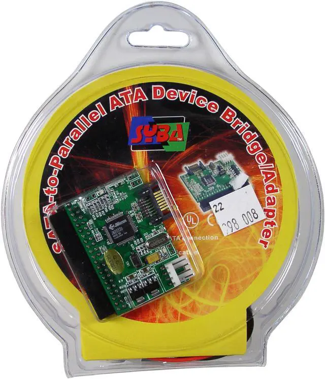 Alt view image 3 of 4 - SYBA SY-JM-SIDE SATA/IDE Adapter, Connect IDE Devices to SATA Port on Motherboard