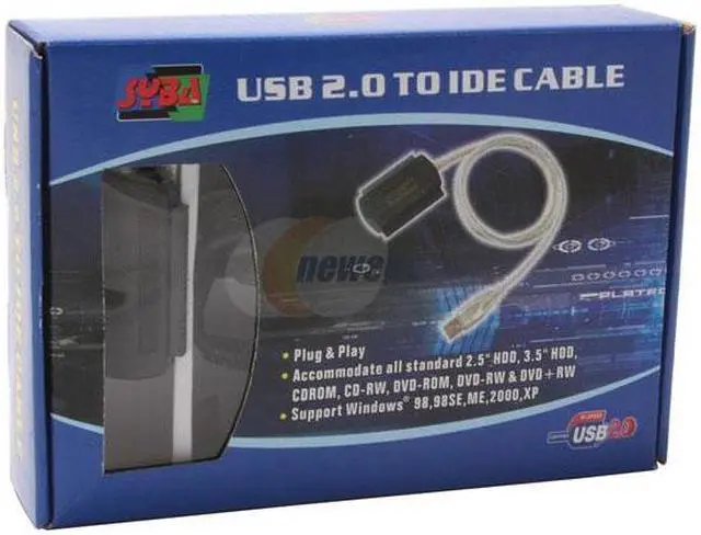 Alt view image 3 of 3 - SYBA SY-USB-IDE IDE to USB2.0 Adapter