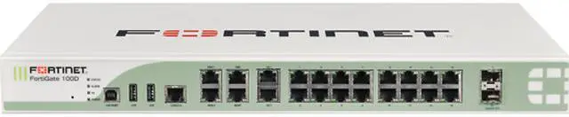 Main image of Fortinet FortiGate-100D Security Appliance FG-100D