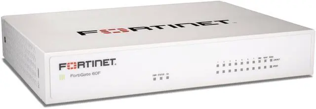Alt view image 2 of 2 - Fortinet FortiGate 60F, 10 x GE RJ45 ports (including 7 x Internal Ports, 2 x WAN Ports, 1 x DMZ Port) | FG-60F