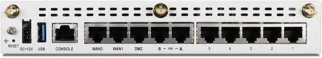 Alt view image 2 of 3 - FortiWiFi 60F 10 x GE RJ45 ports including 2 x WAN Ports, 1 x DMZ Port, 7 x Internal Ports, Wireless802.11abgnac. Region Code A