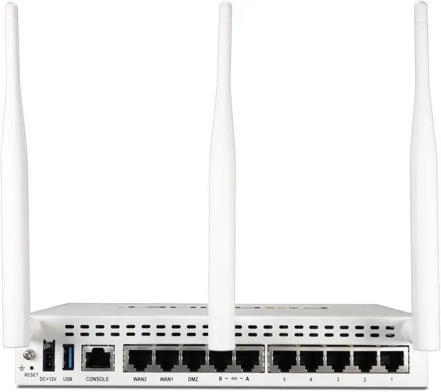 Alt view image 3 of 3 - FortiWiFi 60F 10 x GE RJ45 ports including 2 x WAN Ports, 1 x DMZ Port, 7 x Internal Ports, Wireless802.11abgnac. Region Code A