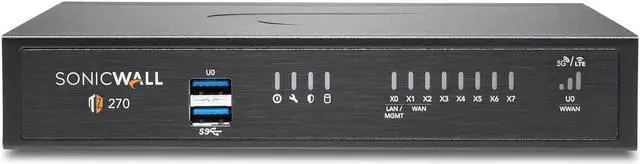 Main image of SonicWall TZ270 - Threat Edition - security appliance - with 1 year TotalSecure (02-SSC-7305)