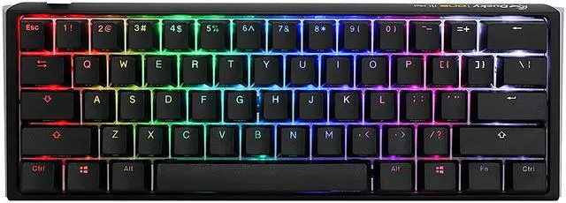 Main image of Ducky ONE 3 RGB - Black - Mini Mechanical Keyboard - MX Red