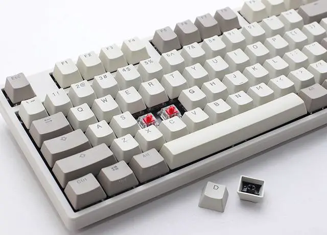 Alt view image 3 of 6 - Ducky Origin Vintage Partial Hot-Swap -  Full Size - Cherry MX Blue