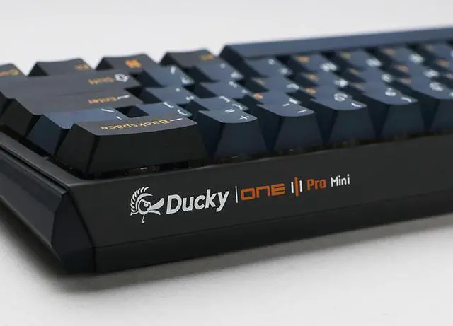 Alt view image 2 of 6 - Ducky ONE 3 Pro Nazca Line Hot-Swappable RGB Mechanical Keyboard, 8K Polling Rate, Cherry MX2A Silver, Dual Layer PCB, Triple-Shot PBT Keycaps, Detachable USB-C cable, Mini Layout (61 keys), Black