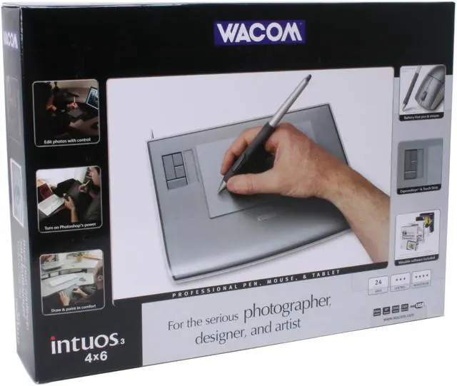 Alt view image 6 of 6 - Wacom Intuos3 4" x 6" Active Area USB Tablet