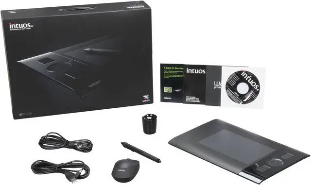 Alt view image 6 of 6 - WACOM Intuos 4 Professional Pen Tablet - Small/Black