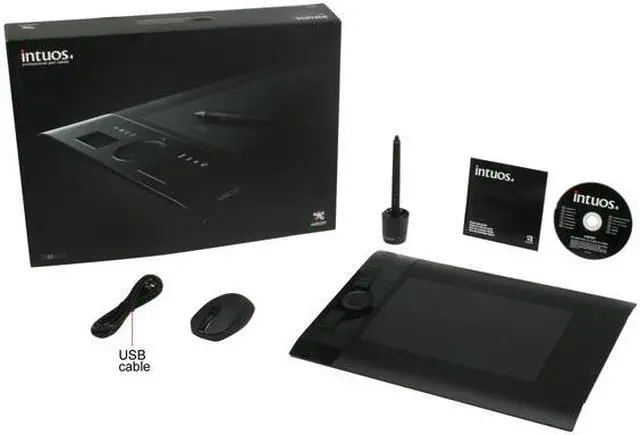 Alt view image 5 of 5 - WACOM Intuos 4 Professional Pen Tablet - Medium/Black