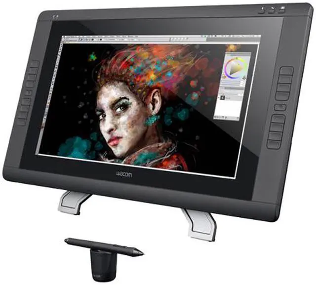 Alt view image 2 of 14 - Wacom Cintiq 22HD Touch (DTH2200) 18.9" x 10.7" Active Area Tablet
