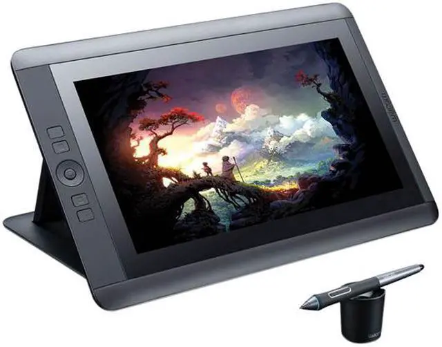Alt view image 2 of 9 - Wacom Cintiq DTK-1301/K0-C 11.75" x 6.75" Active Area USB 13HD Creative Pen Display