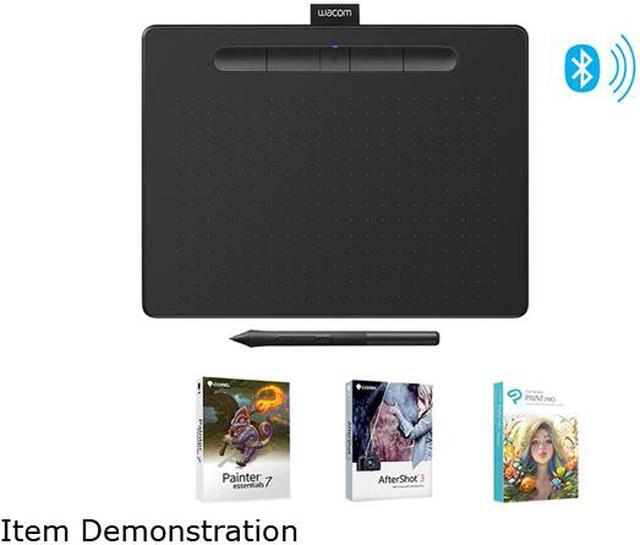 Alt view image 4 of 7 - Wacom Intuos Medium Bluetooth Graphics Drawing Tablet, Portable for Teachers, Students and Creators, 4 Customizable ExpressKeys, Compatible with Chromebook Mac OS Android and Windows - Black