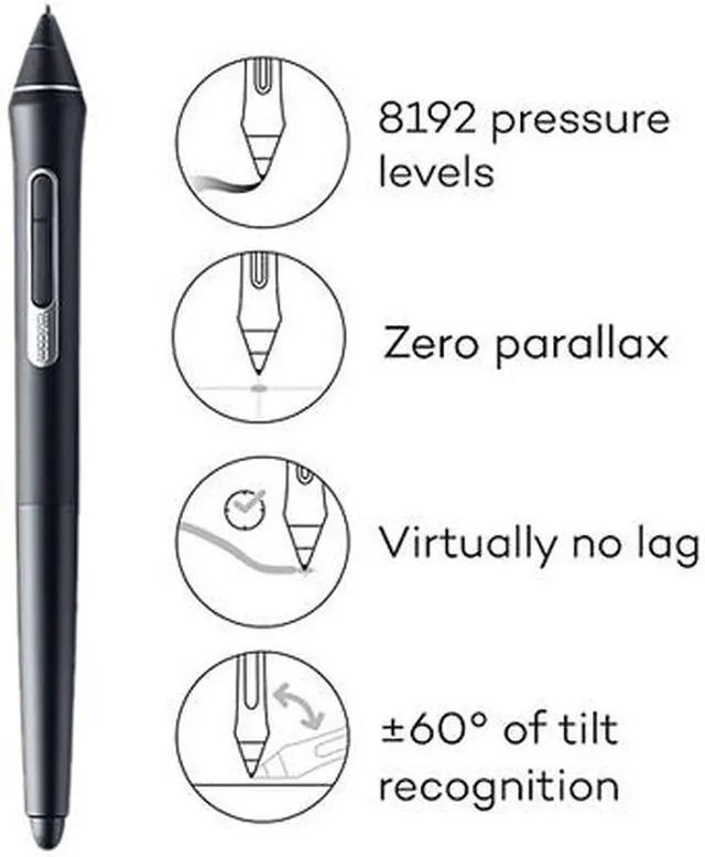 Alt view image 3 of 5 - Wacom Cintiq Pro 16 Creative Pen and Touch Display(2021 version): 4K graphic drawing monitor with 8192 pen pressure and 98% Adobe RGB (DTH167K0A), Black