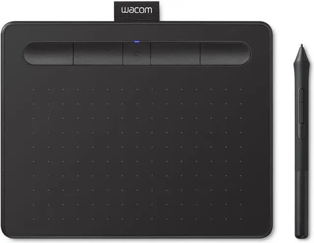 Main image of Wacom Intuos Wireless Graphics Drawing Tablet with 3 Bonus Software Included, 7.9" X 6.3", Black (CTL4100WLAK0) Small (Wireless)