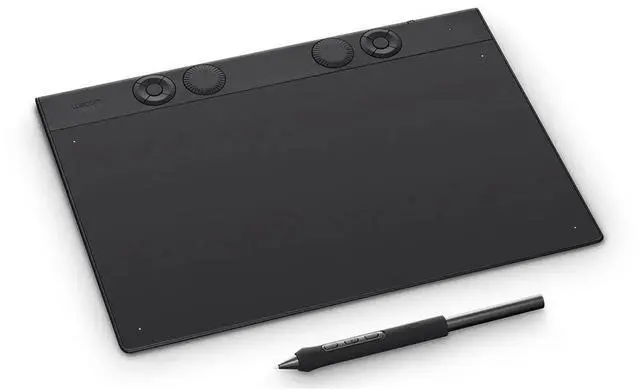 Alt view image 2 of 6 - Wacom Intuos Pro Intuos Pro Medium 10.4 in x 5.8 in Active Area USB + Bluetooth Drawing Tablet
