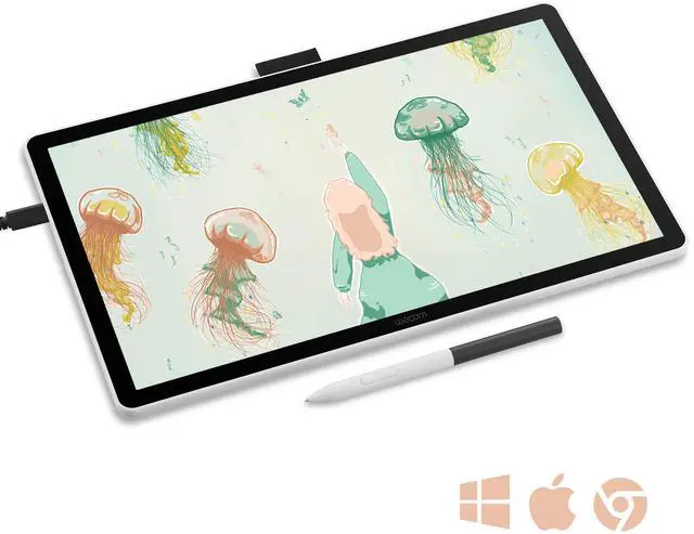 Main image of Wacom Wacom One WACOM ONE 14 12.2 x 6.9 in Active Area USB Drawing Tablets