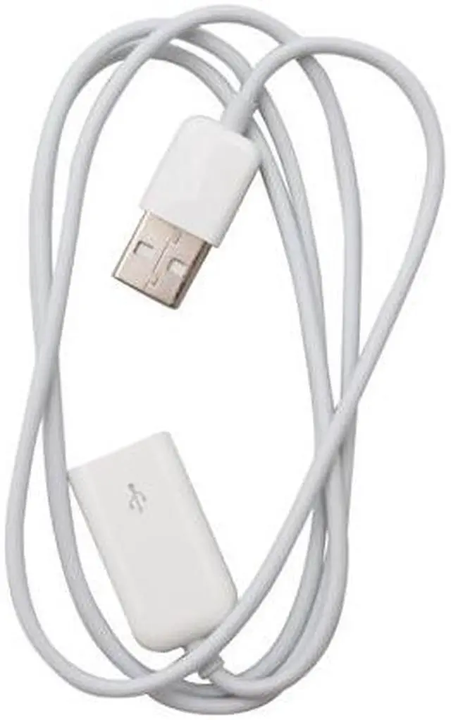 Alt view image 7 of 10 - Apple MB110LL/A White USB Wired Slim Keyboard with Numeric Keypad