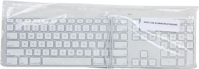Alt view image 5 of 5 - Apple Keyboard with Numeric Keypad, USB - English, MB110LL/A