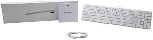 Alt view image 4 of 4 - Apple Keyboard with Numeric Keypad - English (USA) Model MB110LL/B