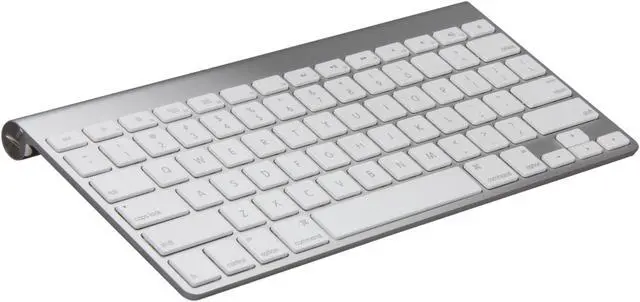 Main image of Apple Keyboard (OEM) Bluetooth - White (MC184LL/B)