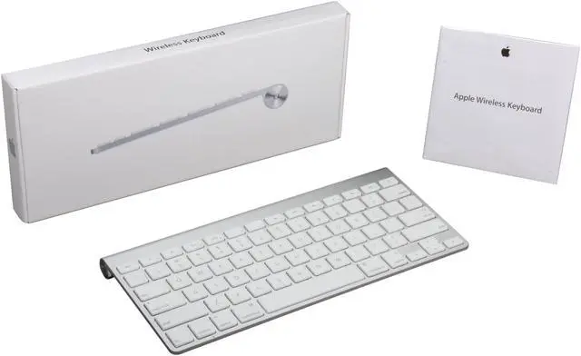 Alt view image 4 of 4 - Apple Keyboard (OEM) Bluetooth - White (MC184LL/B)