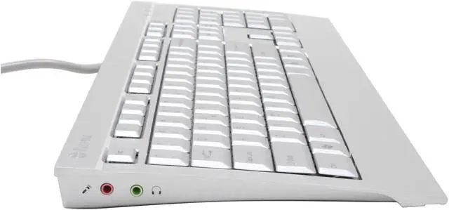 Alt view image 4 of 6 - ENERMAX Aurora Silver 104 Normal Keys USB Mini Keyboard