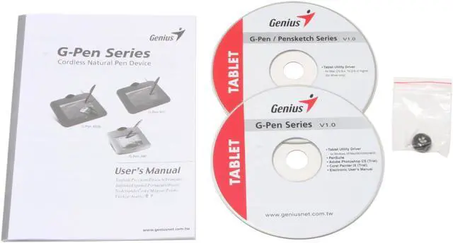 Alt view image 3 of 4 - Genius G-PEN 4500 4" x 5.5" Active Area USB Tablet with Cordless Mouse and Pen