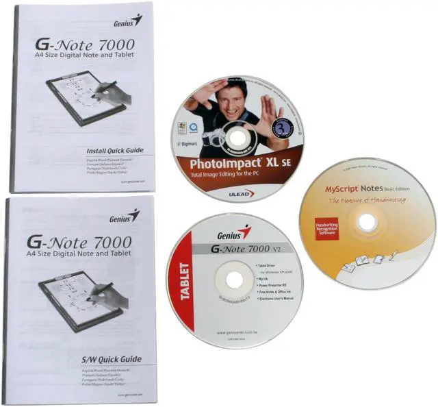Alt view image 5 of 7 - Genius G-Note 7000 V2 8.5" x11" Active Area USB Tablet With OCR Software (A4, SD slot)